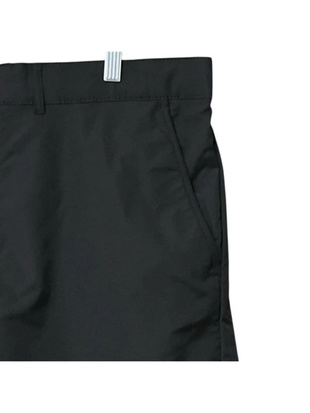 Gerry Men’s Tech Shorts Size 40 Black UPF 30+ Stretch Zip Pockets NWT